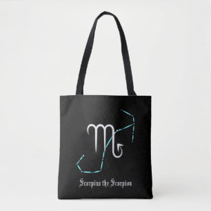 Zodiac Constellation Scorpio Canvas tas