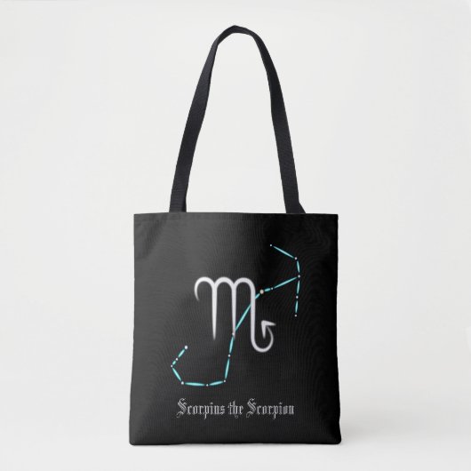 Zodiac Constellation Scorpio Canvas tas (Voorkant)