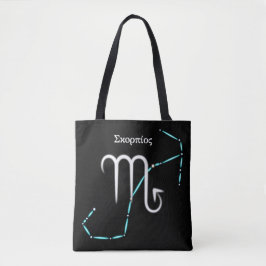 Zodiac Constellation Scorpio Canvas tas