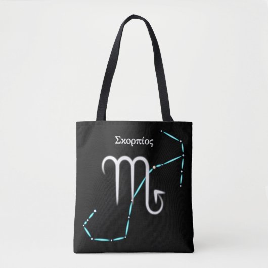 Zodiac Constellation Scorpio Canvas tas (Voorkant)