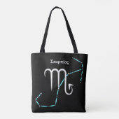 Zodiac Constellation Scorpio Canvas tas (Achterkant)