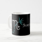 Zodiac Constellation Scorpio Coffee Mok (Voorkant links)