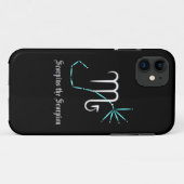 Zodiac Constellation Scorpio Hoesje-Mate iPhone Ca Case-Mate iPhone Case (Achterkant (horizontaal))