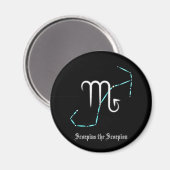 Zodiac Constellation Scorpio Magnet (Voorkant / Achterkant)