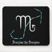 Zodiac Constellation Scorpio Muismat (Voorkant)