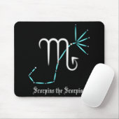 Zodiac Constellation Scorpio Muismat (Met muis)