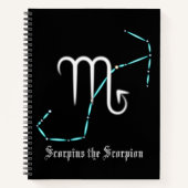 Zodiac Constellation Scorpio Notitieboek (Voorkant)