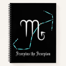 Zodiac Constellation Scorpio Notitieboek