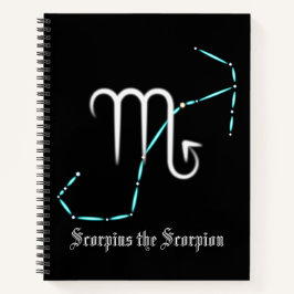 Zodiac Constellation Scorpio Notitieboek