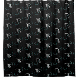Zodiac Constellation Scorpio Shower Curtain Douchegordijn