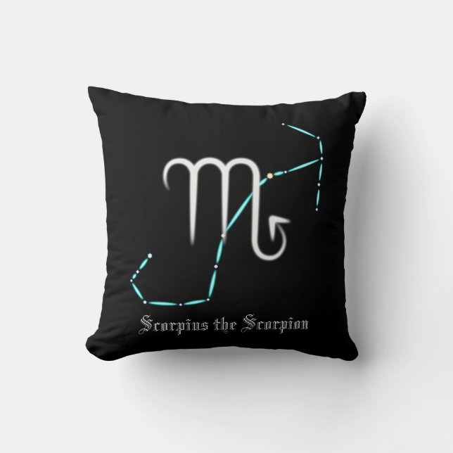 Zodiac Constellation Scorpio Sierkussen (Voorkant)