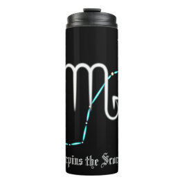Zodiac Constellation Scorpio Thermal Tumbler Thermosbeker