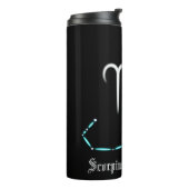 Zodiac Constellation Scorpio Thermal Tumbler Thermosbeker (Gedraaid links)
