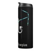 Zodiac Constellation Scorpio Thermal Tumbler Thermosbeker (Geroteerd rechts)
