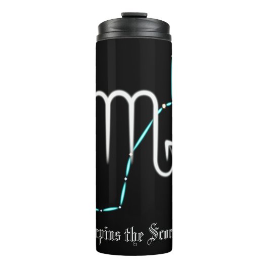 Zodiac Constellation Scorpio Thermal Tumbler Thermosbeker (Voorkant)