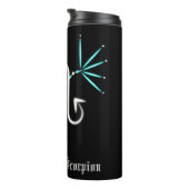 Zodiac Constellation Scorpio Thermal Tumbler Thermosbeker (Geroteerd rechts)