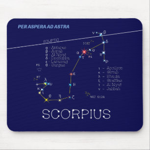 Zodiac Constellation Scorpius Muismat