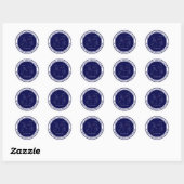 Zodiac Constellation Scorpius Ronde Sticker (Vel)