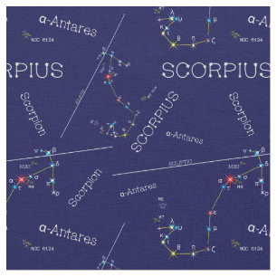Zodiac Constellation Scorpius Stof