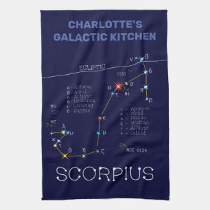Zodiac Constellation Scorpius Theedoek