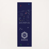 Zodiac Constellation Scorpius Yogamat (Voorkant)