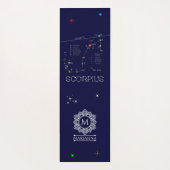Zodiac Constellation Scorpius Yogamat (Achterkant)