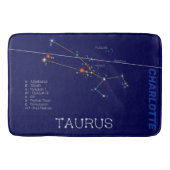 Zodiac Constellation Taurus Badmat (Voorkant)