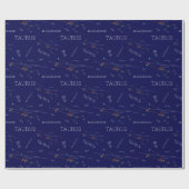 Zodiac Constellation Taurus Cadeaupapier (Vlak)