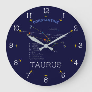 Zodiac Constellation Taurus Grote Klok