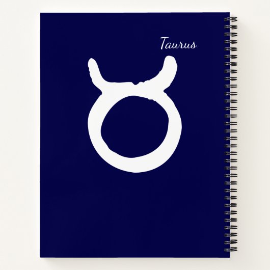 Zodiac Constellation Taurus Notitieboek (Achterkant)