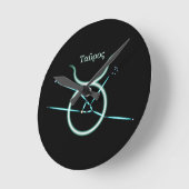 Zodiac Constellation Taurus Ronde Klok (Hoek)