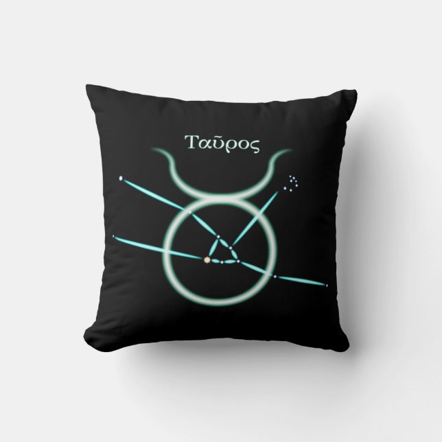 Zodiac Constellation Taurus Sierkussen (Voorkant)