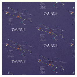 Zodiac Constellation Taurus Stof