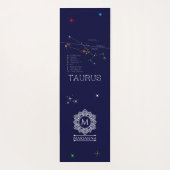 Zodiac Constellation Taurus Yogamat (Achterkant)