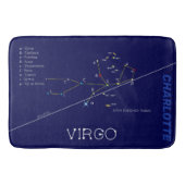 Zodiac Constellation Virgo Badmat (Voorkant)
