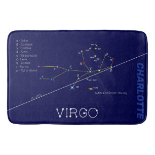 Zodiac Constellation Virgo Badmat