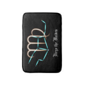 Zodiac Constellation Virgo Bath Mat (Voorkant Verticaal)