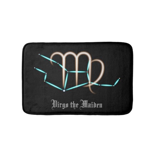 Zodiac Constellation Virgo Bath Mat (Voorkant)