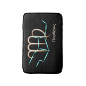 Zodiac Constellation Virgo Bath Mat (Voorkant Verticaal)