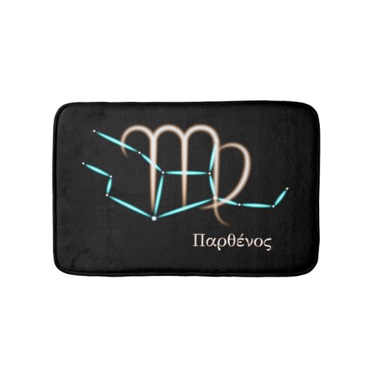 Zodiac Constellation Virgo Bath Mat (Voorkant)