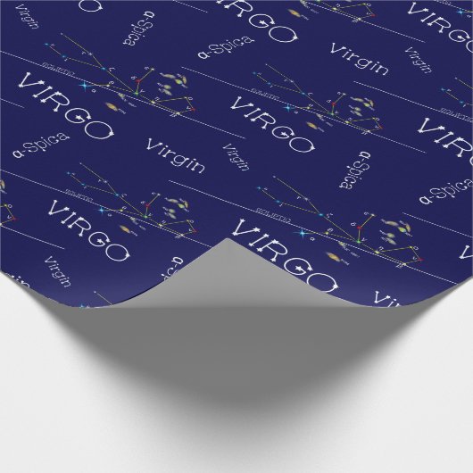 Zodiac Constellation Virgo Cadeaupapier (Hoek)