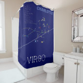Zodiac Constellation Virgo Douchegordijn (In situ)