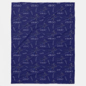 Zodiac Constellation Virgo Fleece Deken (Voorkant)