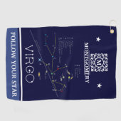Zodiac Constellation Virgo Golfhanddoek (Horizontaal)