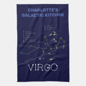 Zodiac Constellation Virgo keukenhanddoek (Verticaal)