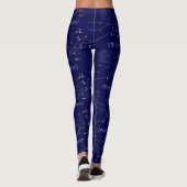 Zodiac Constellation Virgo Leggings (Achterkant)