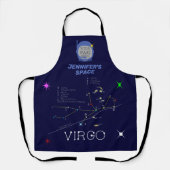 Zodiac Constellation Virgo Schort (Voorkant)