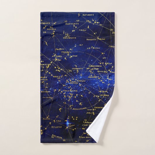 Zodiac Constellations Galaxy Bad Handdoek (Handdoek)
