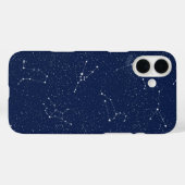 Zodiac Constellations met een donkerblauwe Starry  Case-Mate iPhone Case (Achterkant (horizontaal))