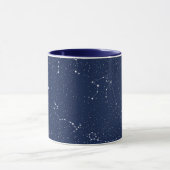 Zodiac Constellations met een donkerblauwe Starry Mok (Midden)